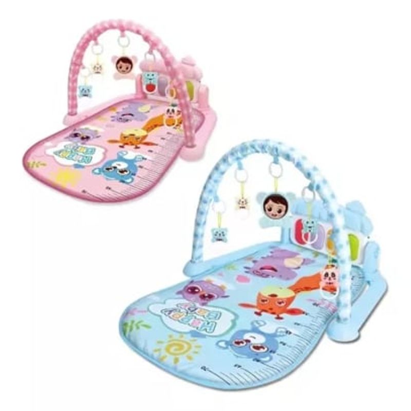 GENERICO - Gimnasio Piano Con Sonajeros Para Bebe Luz y Sonido