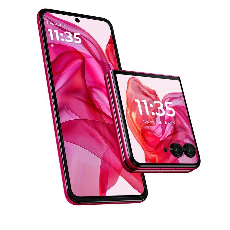 MOTOROLA - Celular Motorola Razr 50 Ultra  RAM 12GB ROM 512GB Rosa Fragola