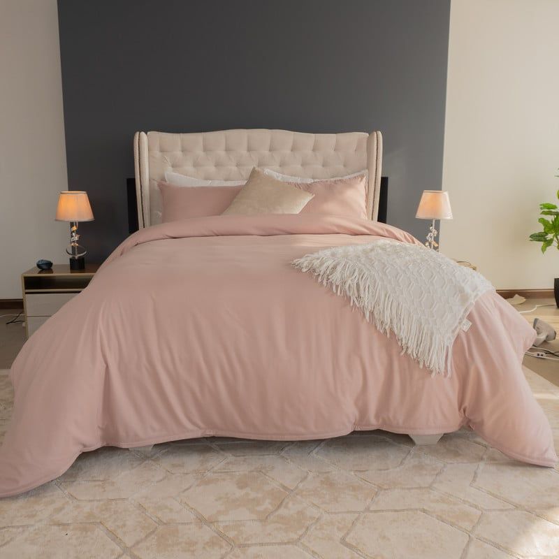 AMARE HOME - Duvet cover Amaranto King - Colección Pastello.