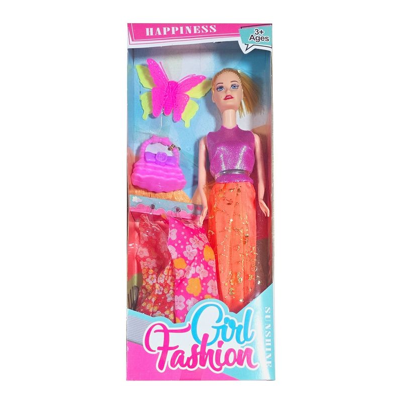 GENERICO - Muñeca Vestido Mariposa Bolso Mariposa Vestidos Juguete Niña