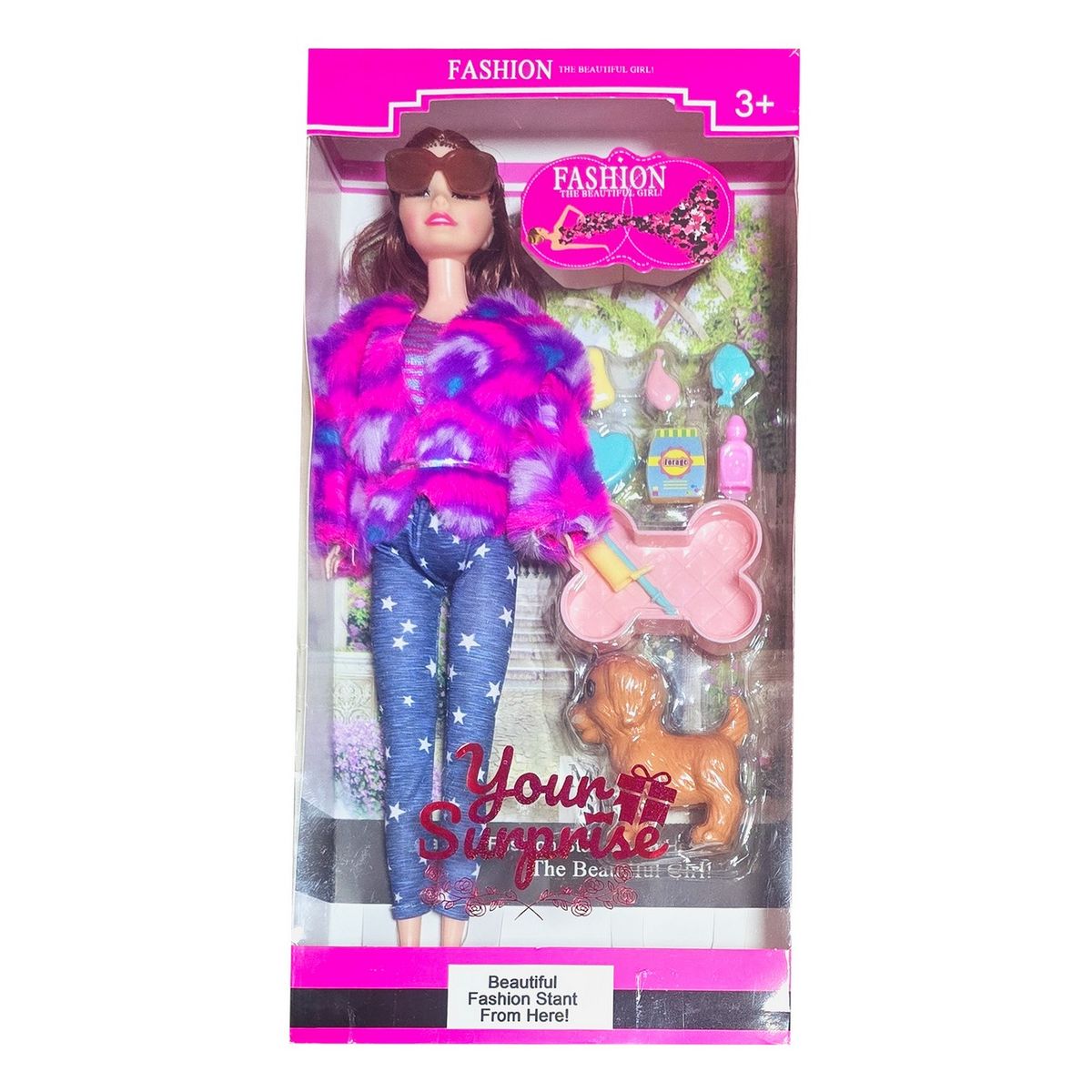 GENERICO - Muñeca Vestido Perro Mascota Accesorios Cuidado Juguete Niña