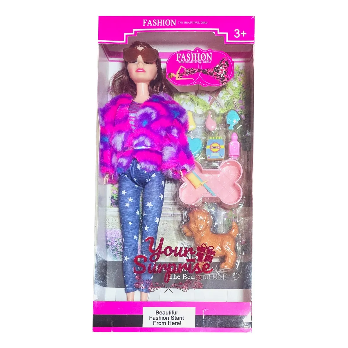 GENERICO - Muñeca Vestido Perro Mascota Accesorios Cuidado Juguete Niña