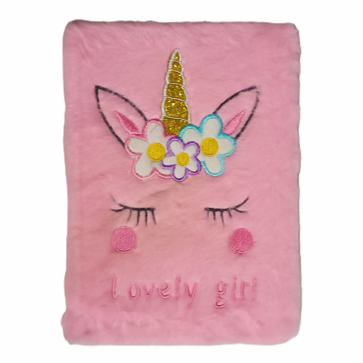 GENERICO - Diario Textura De Peluche Suave Para Niña Jugueteria