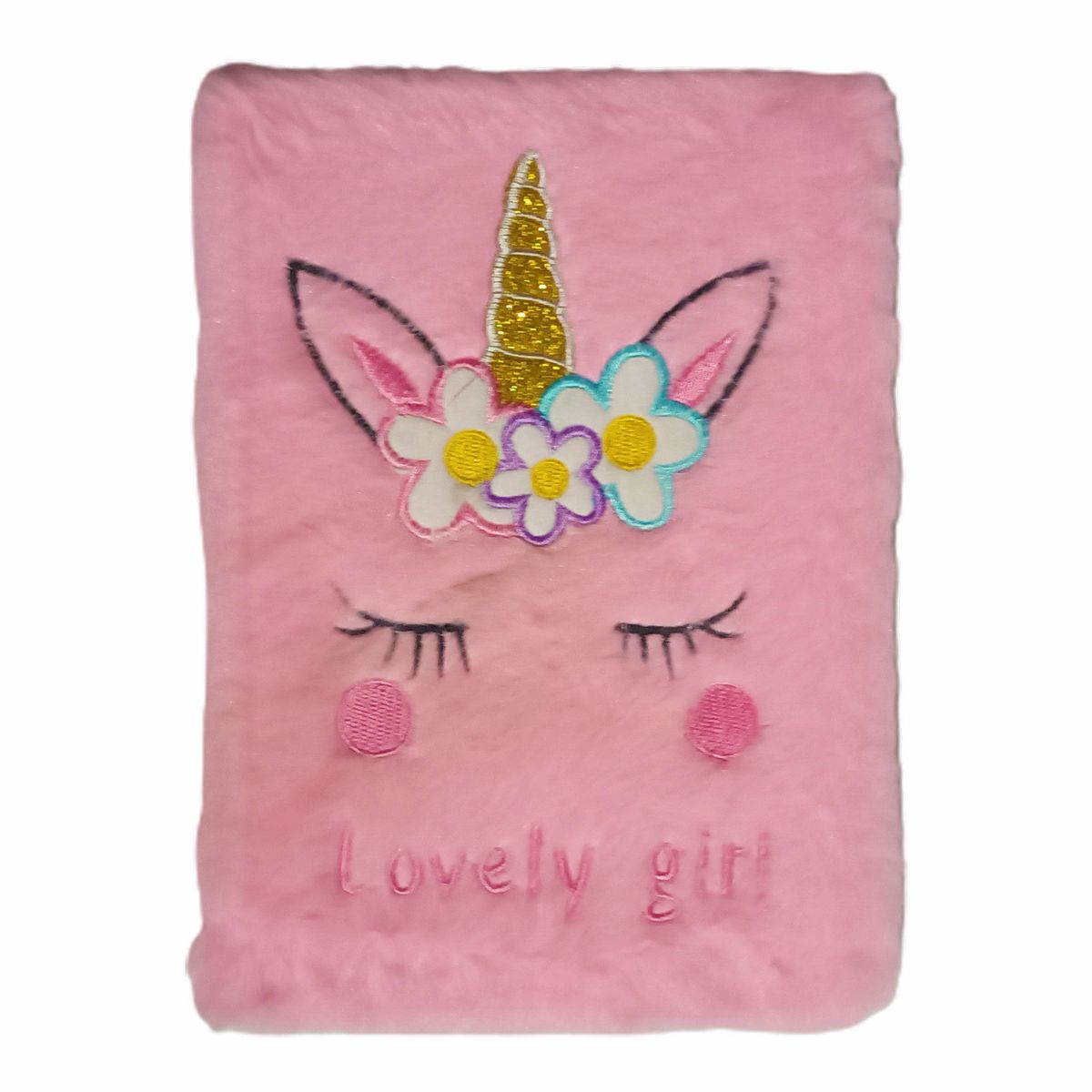 GENERICO - Diario Textura De Peluche Suave Para Niña Jugueteria