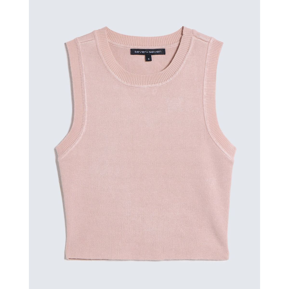 SEVEN SEVEN - Camiseta Para Mujer Manga Sisa Color Rosa Marca Seven Seven #28095879