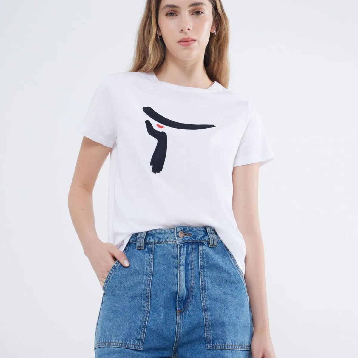 SEVEN SEVEN - Camiseta Para Mujer Manga Corta Color Blanco Marca Seven Seven #28095947