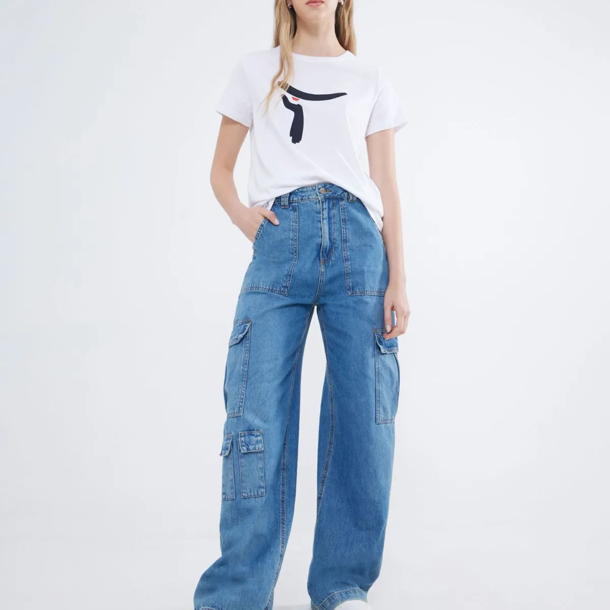 SEVEN SEVEN - Camiseta Para Mujer Manga Corta Color Blanco Marca Seven Seven #28095947