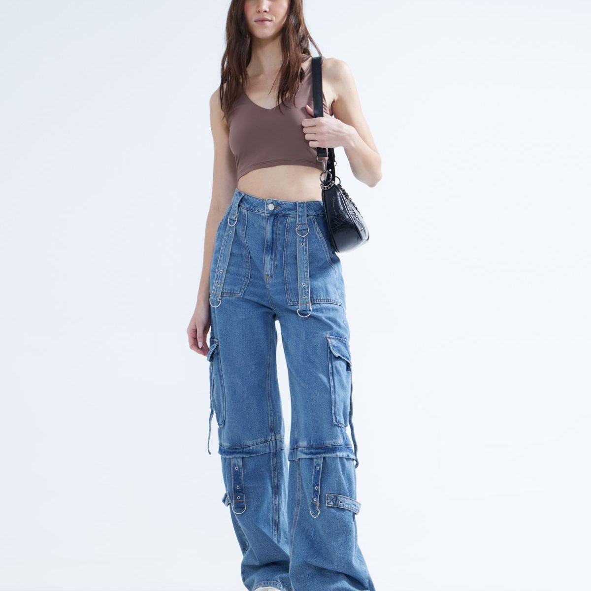 SEVEN SEVEN - Camiseta Para Mujer Manga Sisa Color Cafe  Marca Seven Seven #28095912