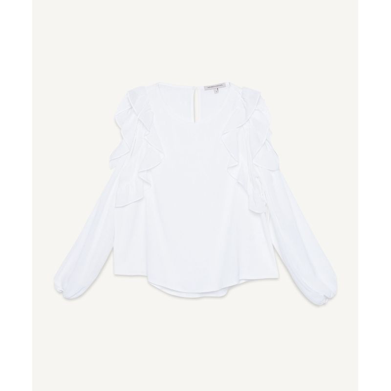 SEVEN SEVEN - Blusa Para Mujer Manga Larga Color Marfil Marca Seven Seven #28123810