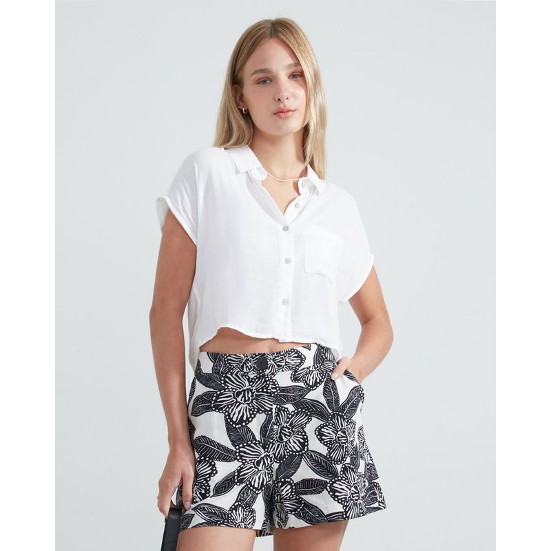SEVEN SEVEN - Blusa Para Mujer Manga Corta Color Blanco Marca Seven Seven #28123879