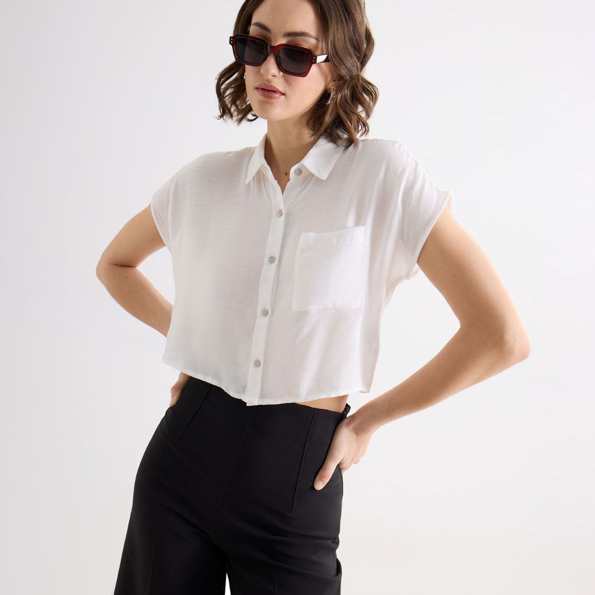 SEVEN SEVEN - Blusa Para Mujer Manga Corta Color Blanco Marca Seven Seven #28123879