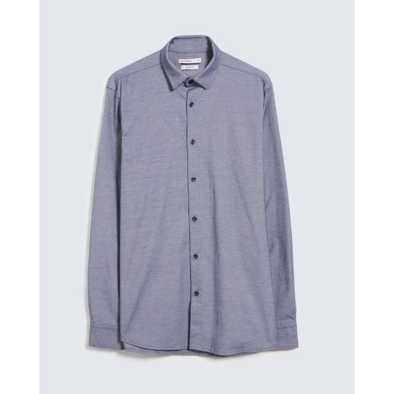 SEVEN SEVEN - Camisa Para Hombre Manga Larga  Color Azul  Marca Seven Seven #45012015