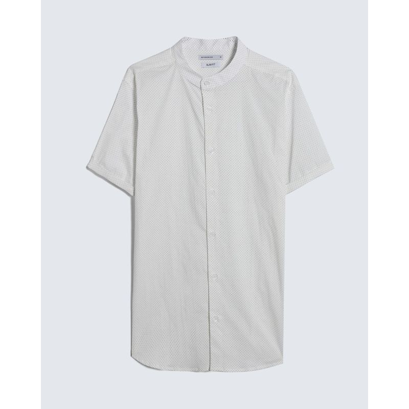 SEVEN SEVEN - Camisa Para Hombre Manga Corta  Color Blanco Marca Seven Seven #45012024