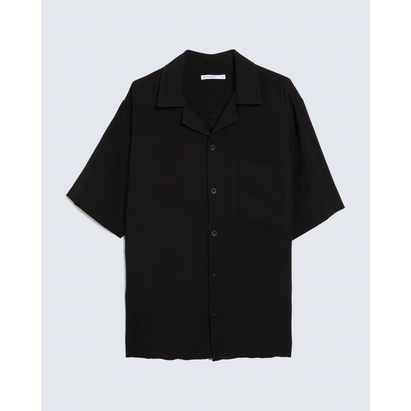 SEVEN SEVEN - Camisa Para Hombre Manga Corta  Color Negro Marca Seven Seven #45012010