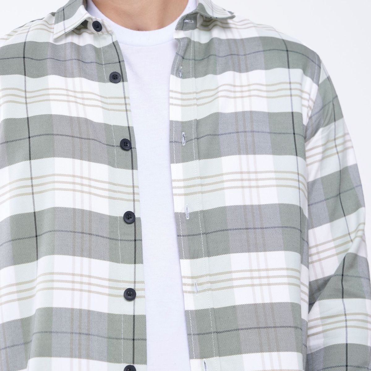 SEVEN SEVEN - Camisa De Hombre  Color Verde Marca Seven Seven #45011912