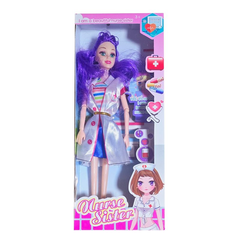 GENERICO - Muñeca Doctora Juguete Bata Niñas Interactivo