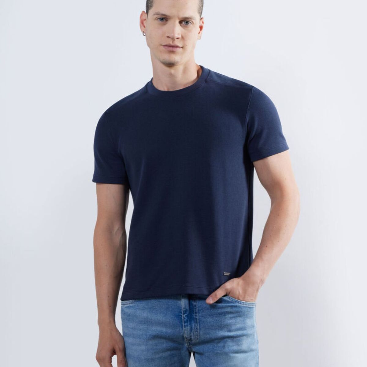 SEVEN SEVEN - Camiseta Para Hombre Manga Corta Color Azul  Marca Seven Seven #45092529