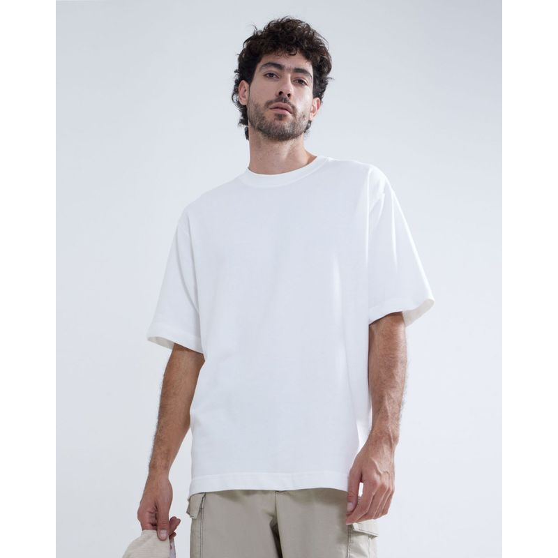 SEVEN SEVEN - Camiseta Para Hombre Manga Corta Cuello Redondo Color Marfil Marca Seven Seven #45092490