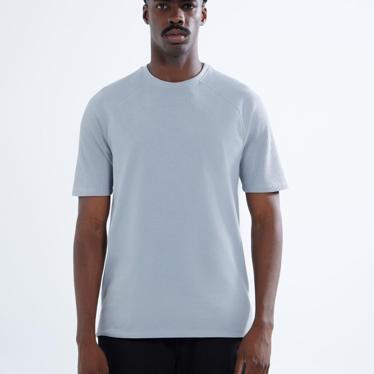 SEVEN SEVEN - Camiseta Para Hombre Manga Corta Color Gris  Marca Seven Seven #45092551