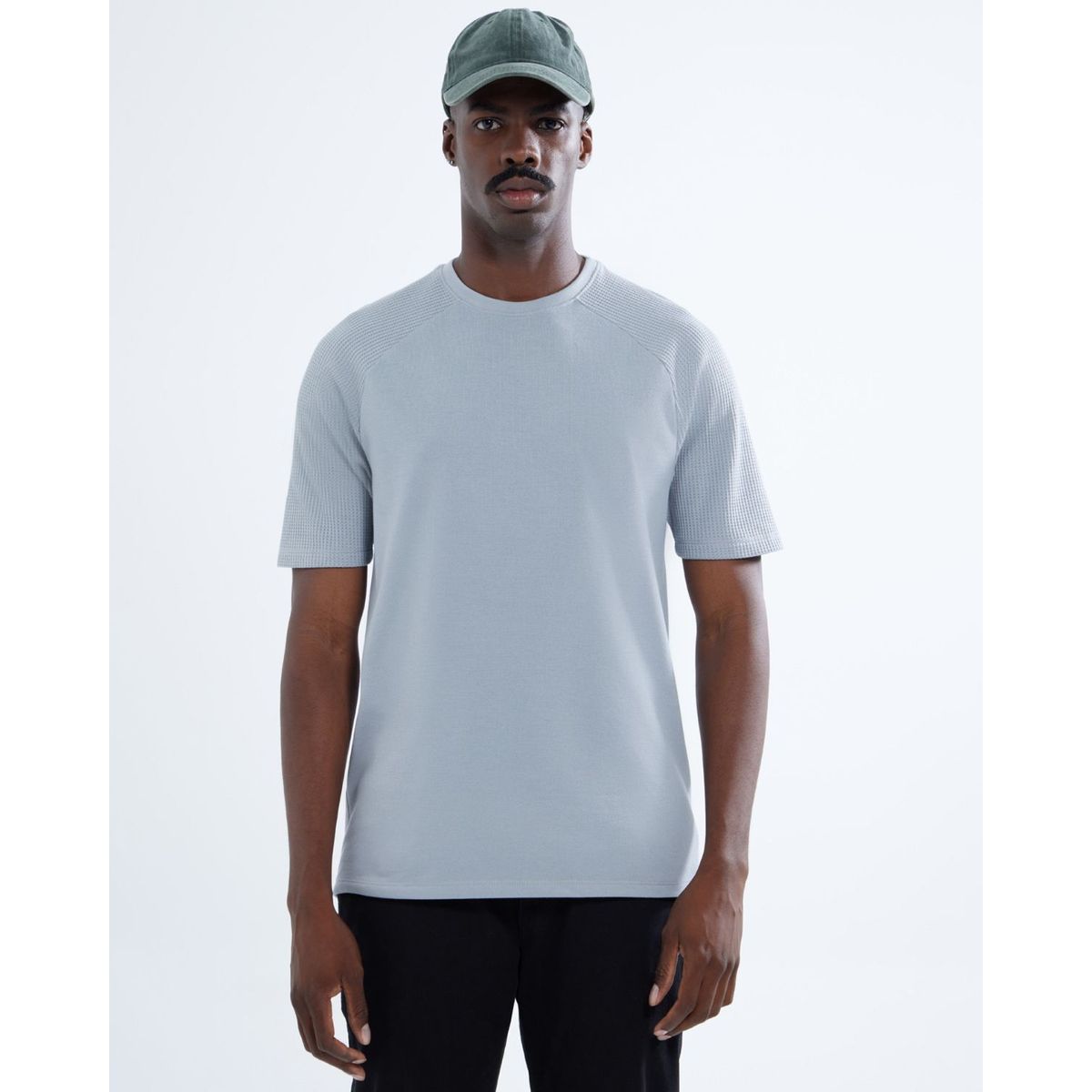 SEVEN SEVEN - Camiseta Para Hombre Manga Corta Color Gris  Marca Seven Seven #45092551