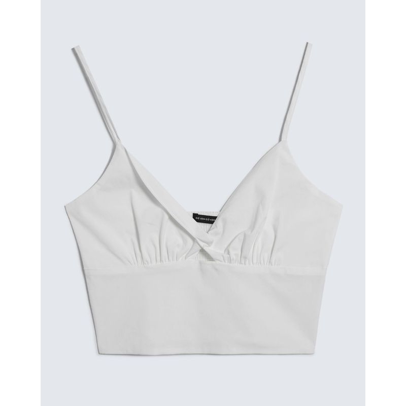 SEVEN SEVEN - Blusa Para Mujer Manga Sisa Color Marfil Marca Seven Seven #28123942