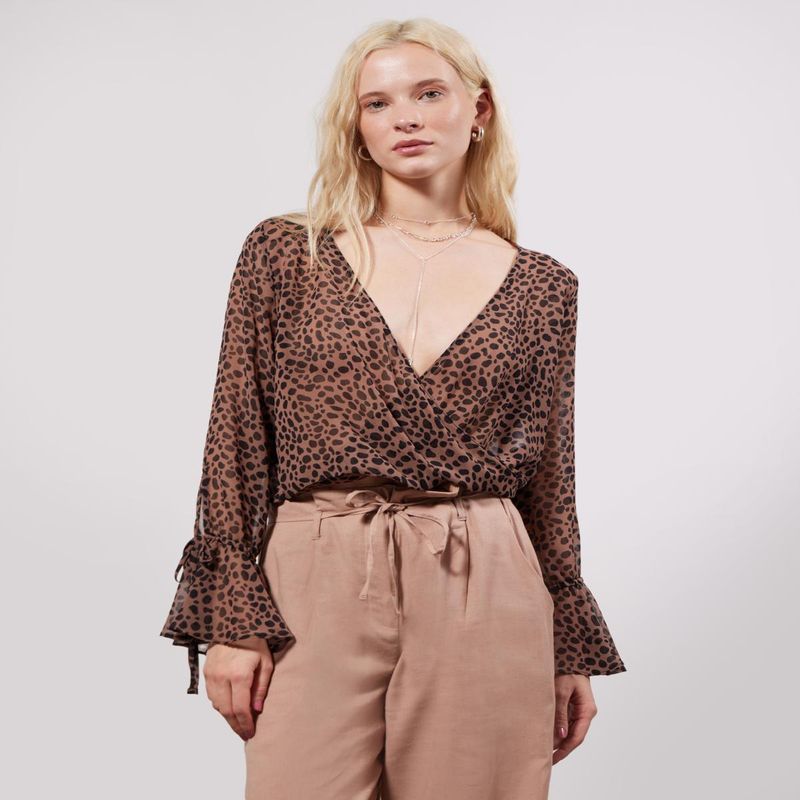SEVEN SEVEN - Blusa Para Mujer Manga Larga Color Camel Marca Seven Seven #28123853