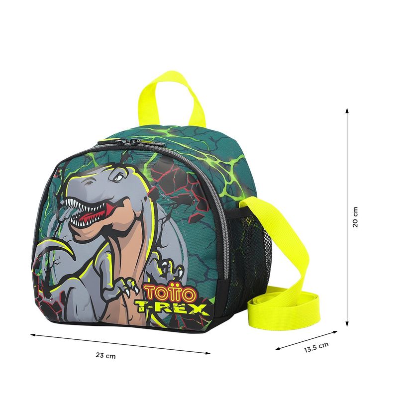 TOTTO - Lonchera Totto Para Niño Lonchera Saurus verde