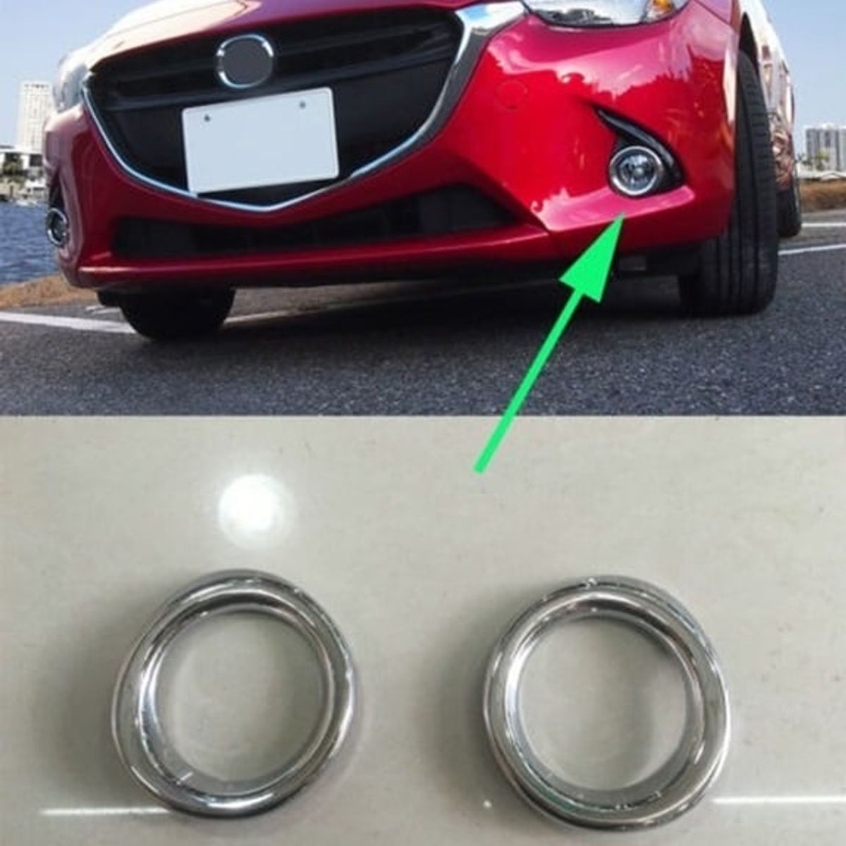 GENERICO - accesorios mazda 2 cubierta exploradoras 2pcs mod. 2016-2020