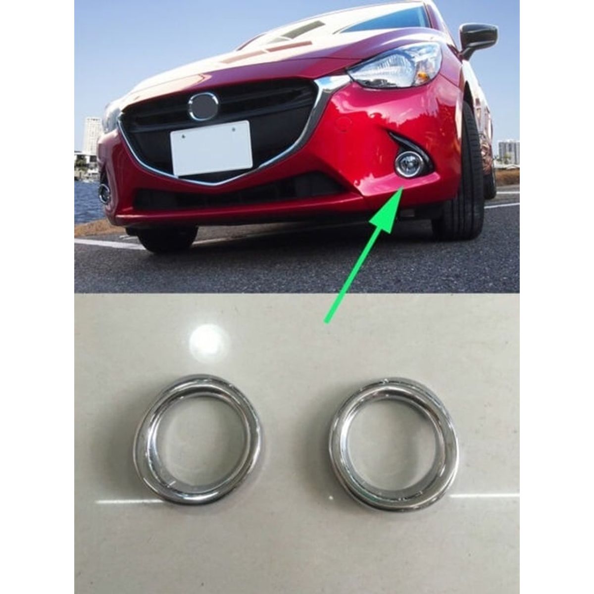 GENERICO - accesorios mazda 2 cubierta exploradoras 2pcs mod. 2016-2020