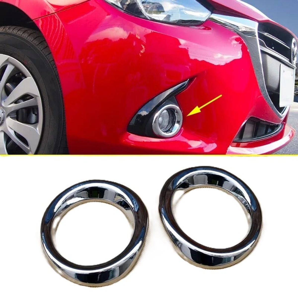 GENERICO - accesorios mazda 2 cubierta exploradoras 2pcs mod. 2016-2020