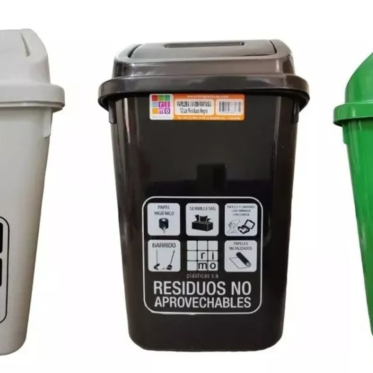 GENERICO - Caneca Residuos 12l Tapa Vaivén