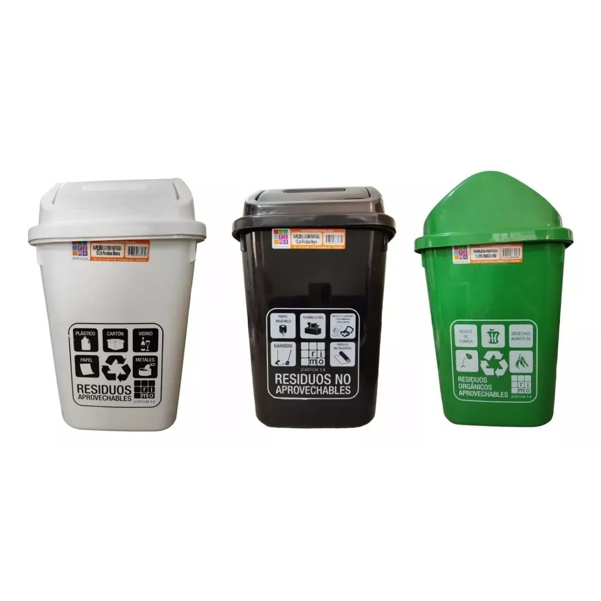 GENERICO - Caneca Residuos 12l Tapa Vaivén