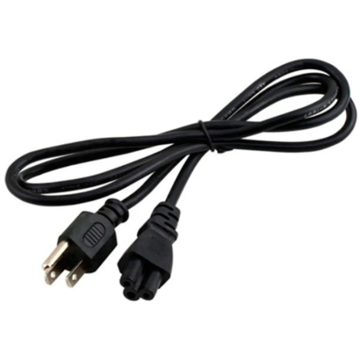 GENERICO - Cable De Poder Trebol Polo A Tierra Para Televisor Computado