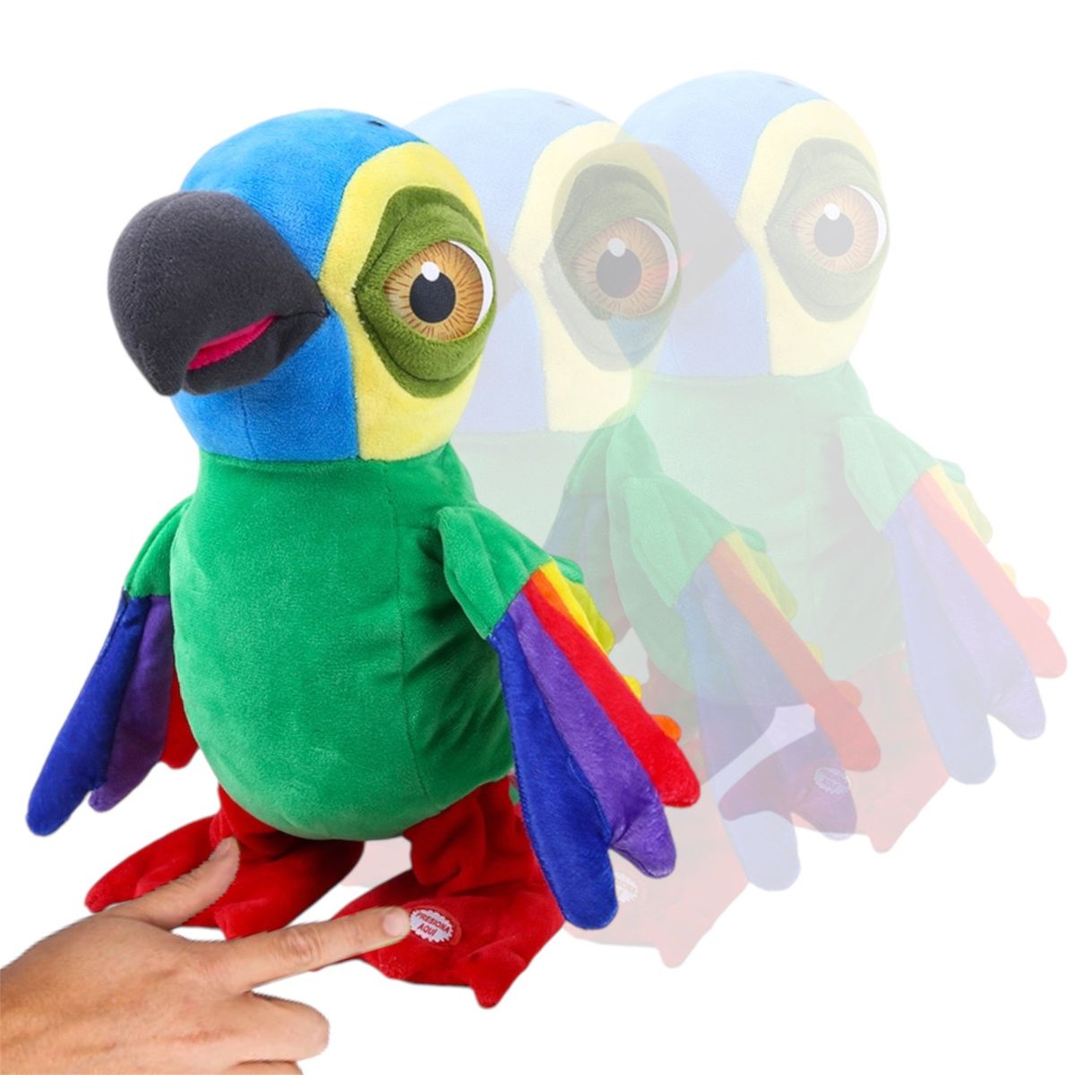 MULTIPLACE COLOMBIA - Lorito Pepe De Peuche La Granja de zenon camina y canta-