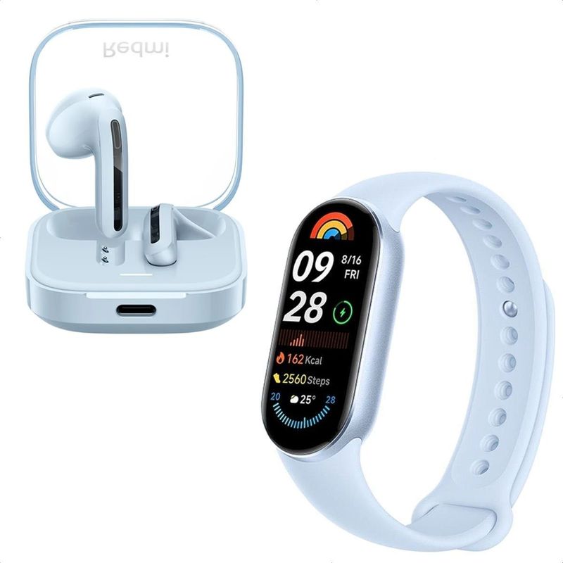 XIAOMI - Combo Xiaomi: Smartwatch Smart Band 9 + Buds 6 Active Azul
