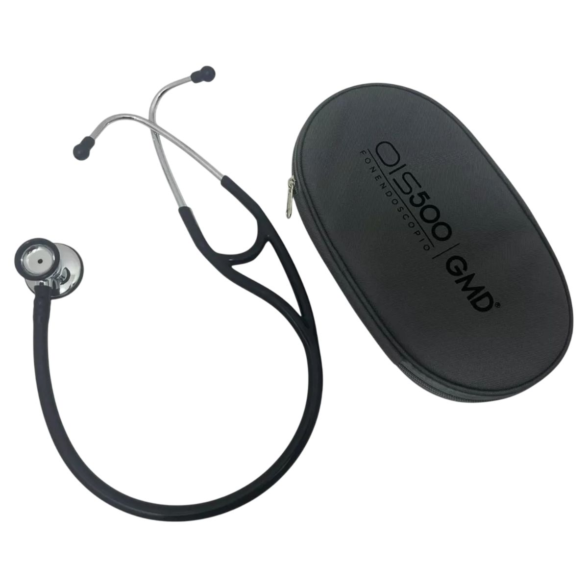 GMD - Fonendoscopio Ois 500 Doble Campana En Acero Inoxidable Negro