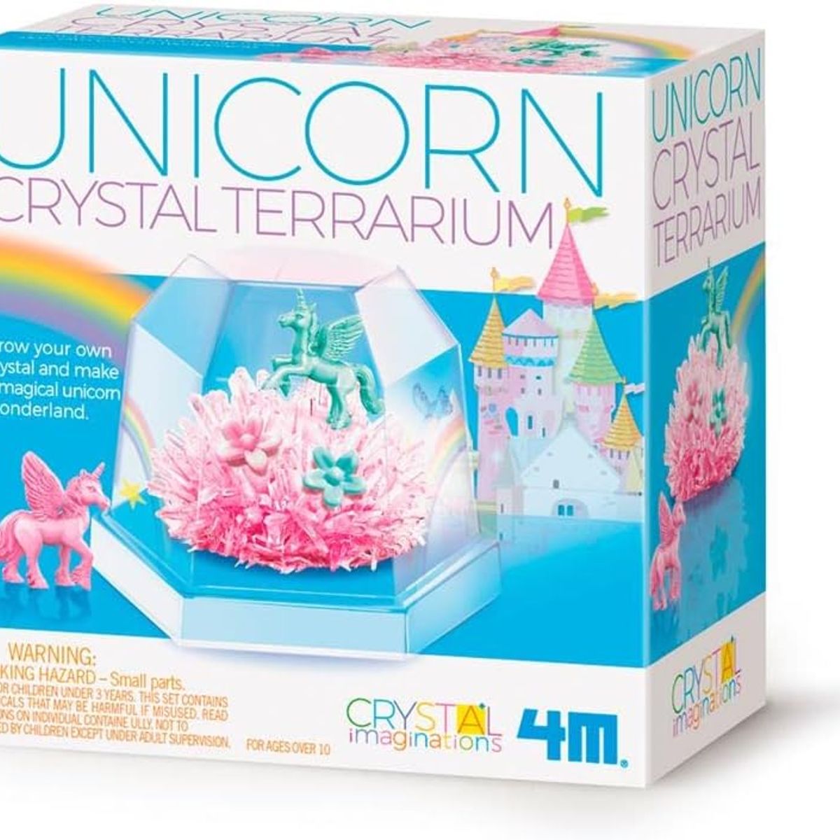 4M - KIT UNICORNIO MÁGICO CULTIVA CRISTALES Y CREA UN TERRARIO