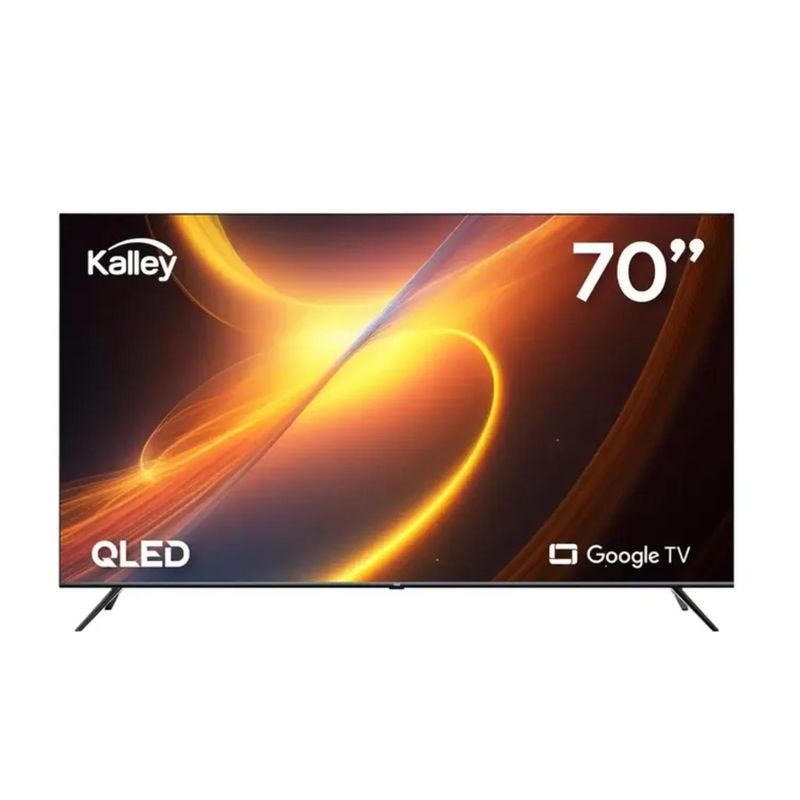 KALLEY - Televisor KALLEY 70" Pulgadas 177 cm K-GTV70UHDQ 4K-UHD QLED Smart TV Google