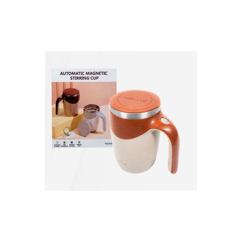 GENERICO - Taza Mezcladora Eléctrica Térmica De Acero Inoxidable De 380 Ml
