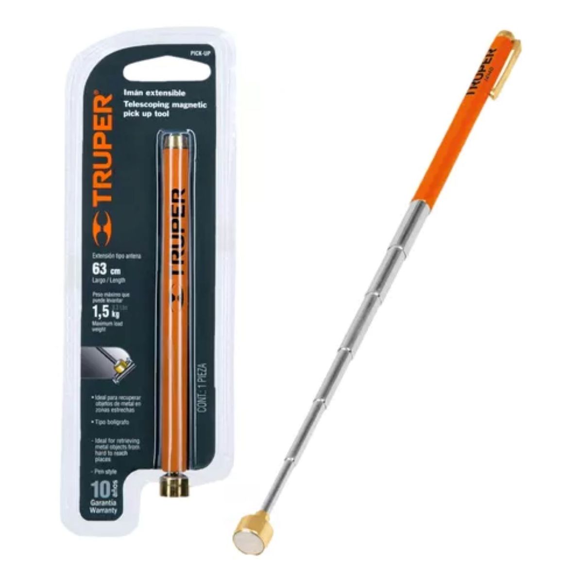 TRUPER - Iman Pescador Extensible 63cm Tipo Lapiz Truper