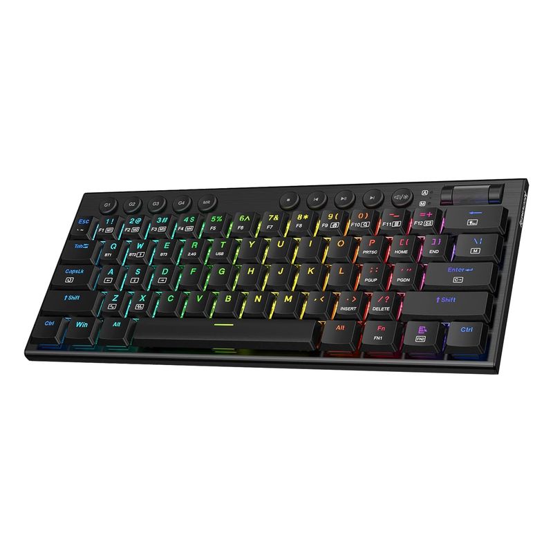 REDRAGON - Teclado Gamer Inalámbrico Redragon K632 RGB Horus Mini Pro