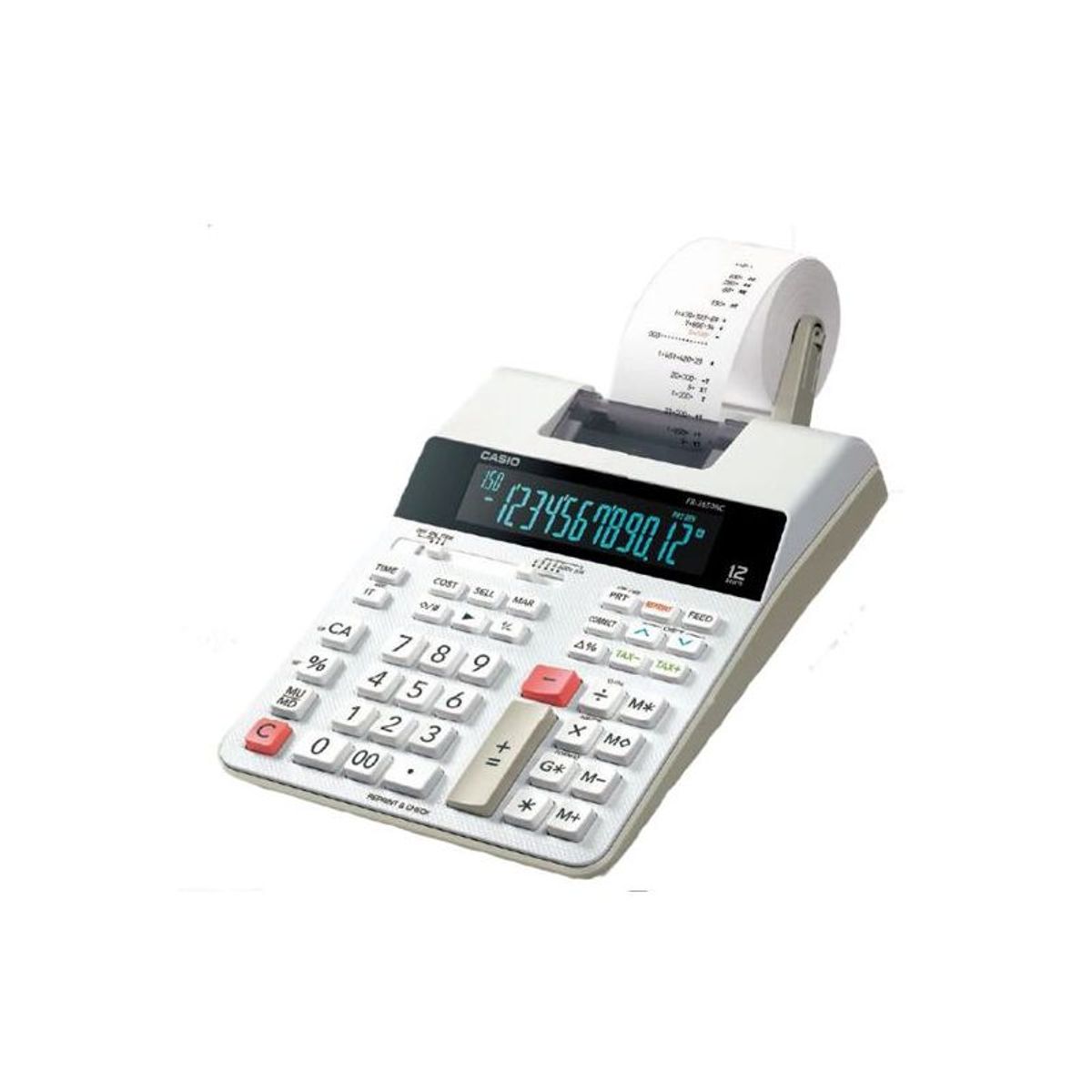CASIO - SUMADORA CASIO DE ROLLO FR 2650 COM IMPRESORA MAS ADAPTADOR