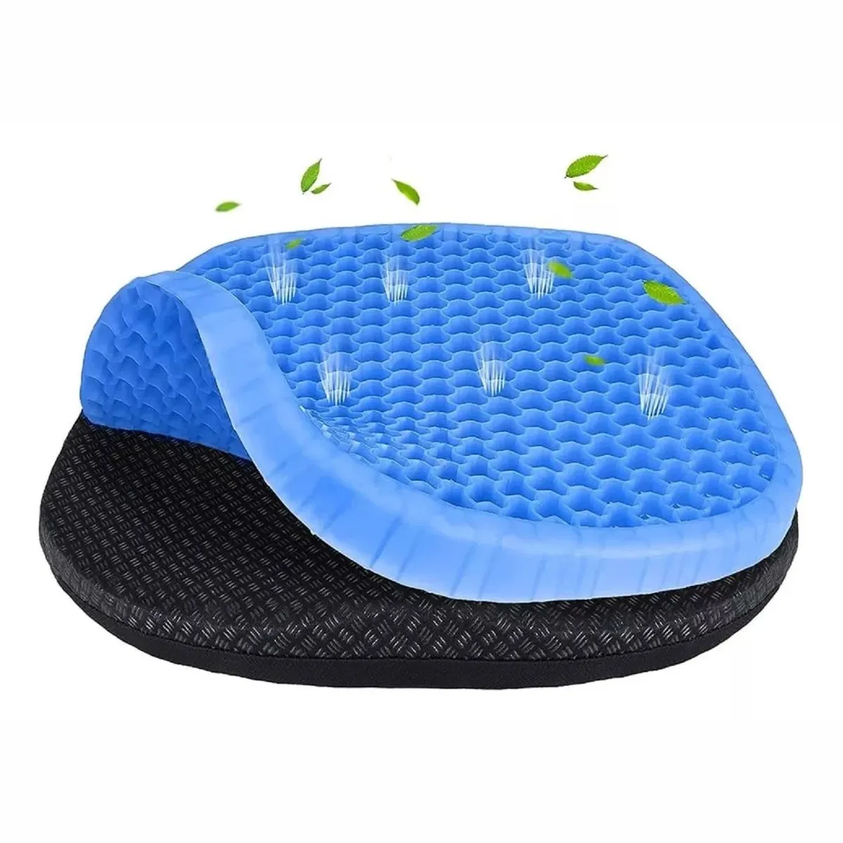 GENERICO - Cojin de Gel Ergonomico Silicon Comodo Asiento Auto Silla