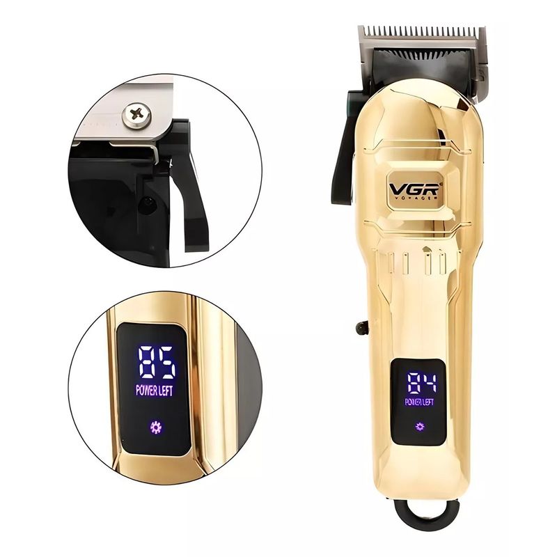 GENERICO - Maquina De Peluquera Inalámbrica Profesional Vgr V-268