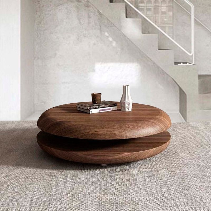 22 GRADOS DECORACION - Mesa de Centro Leibowitz diametro 100cm en Roble