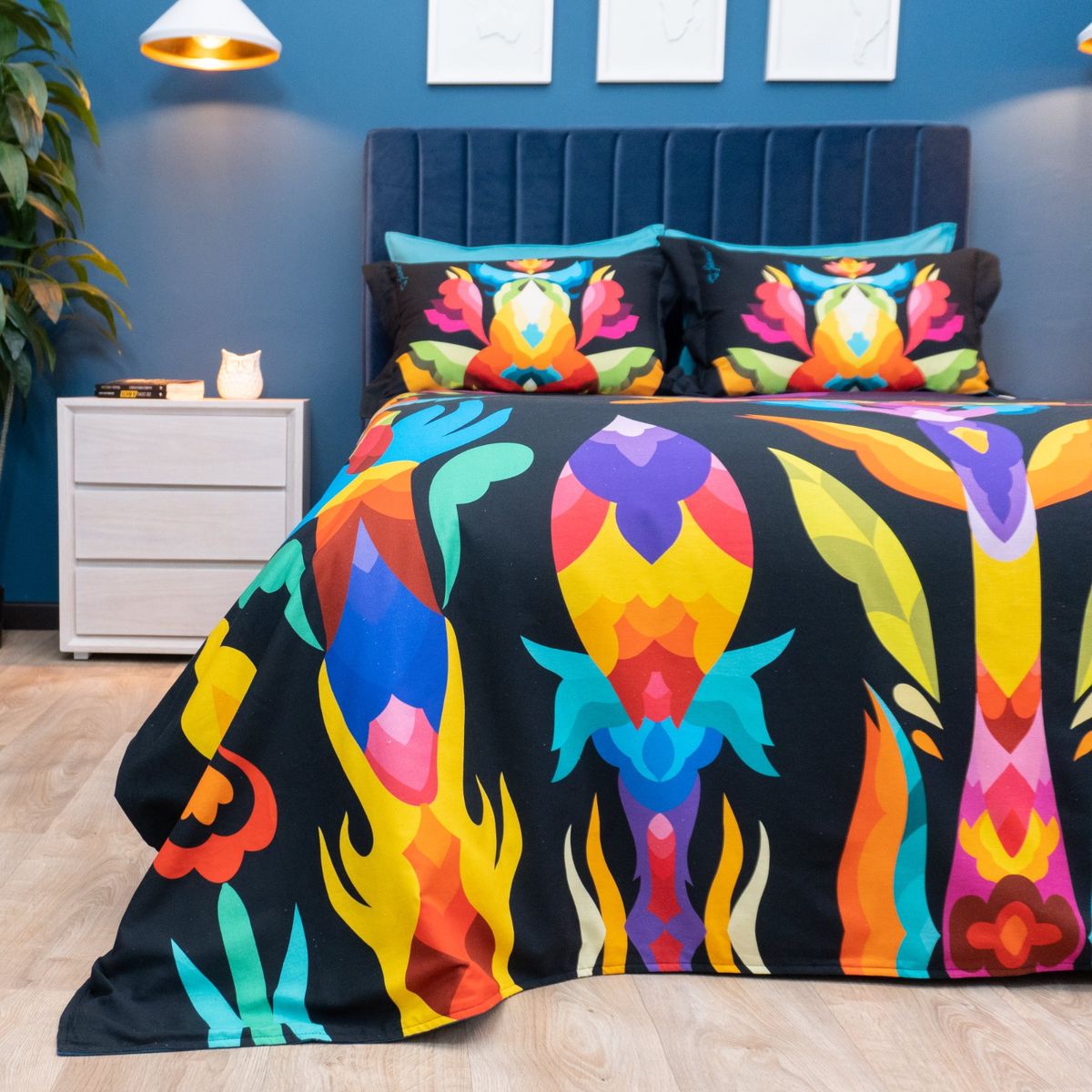 AMARE HOME - Duvet Cover Aura de Páramo - Colección Ledania 3 Piezas Doble.