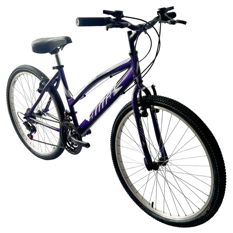 ATILA - Bicicleta MTB para Mujer rin 26 con 18 cambios Morada