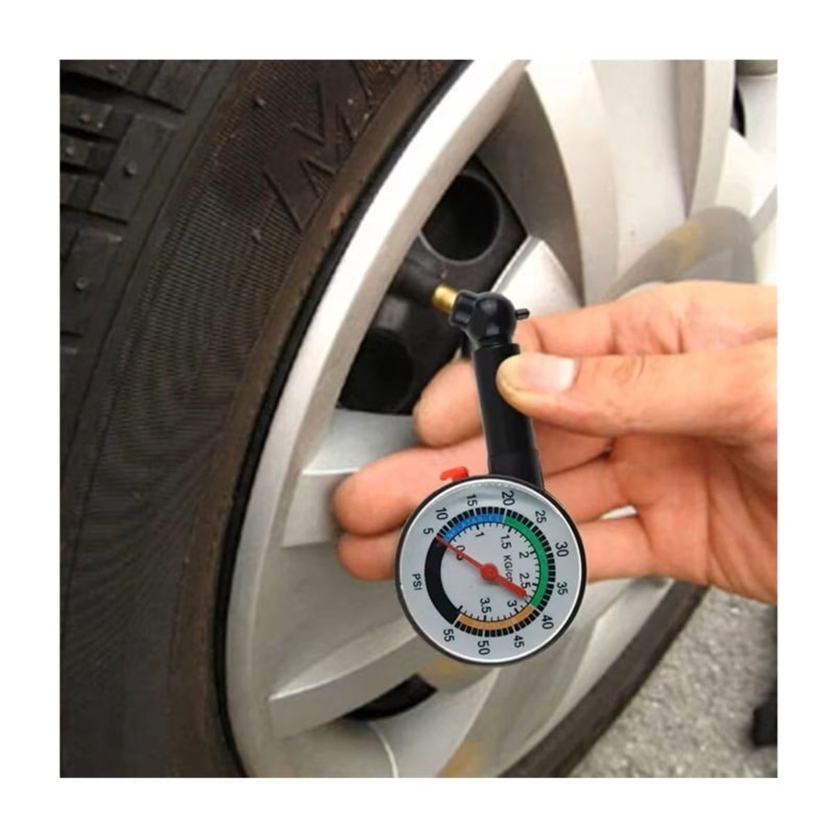 GENERICO - Calibrador De Llanta Análogo Portatil Para Auto Y Moto