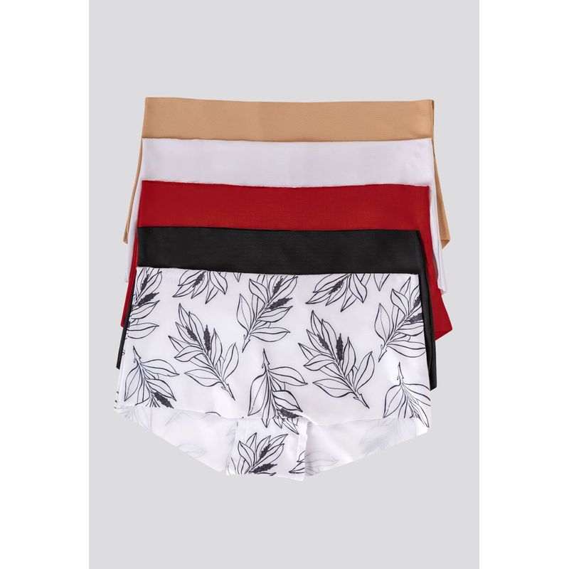 FORMAS INTIMAS - Cachetero Paq X5 Mujer Multicolor FI 89792