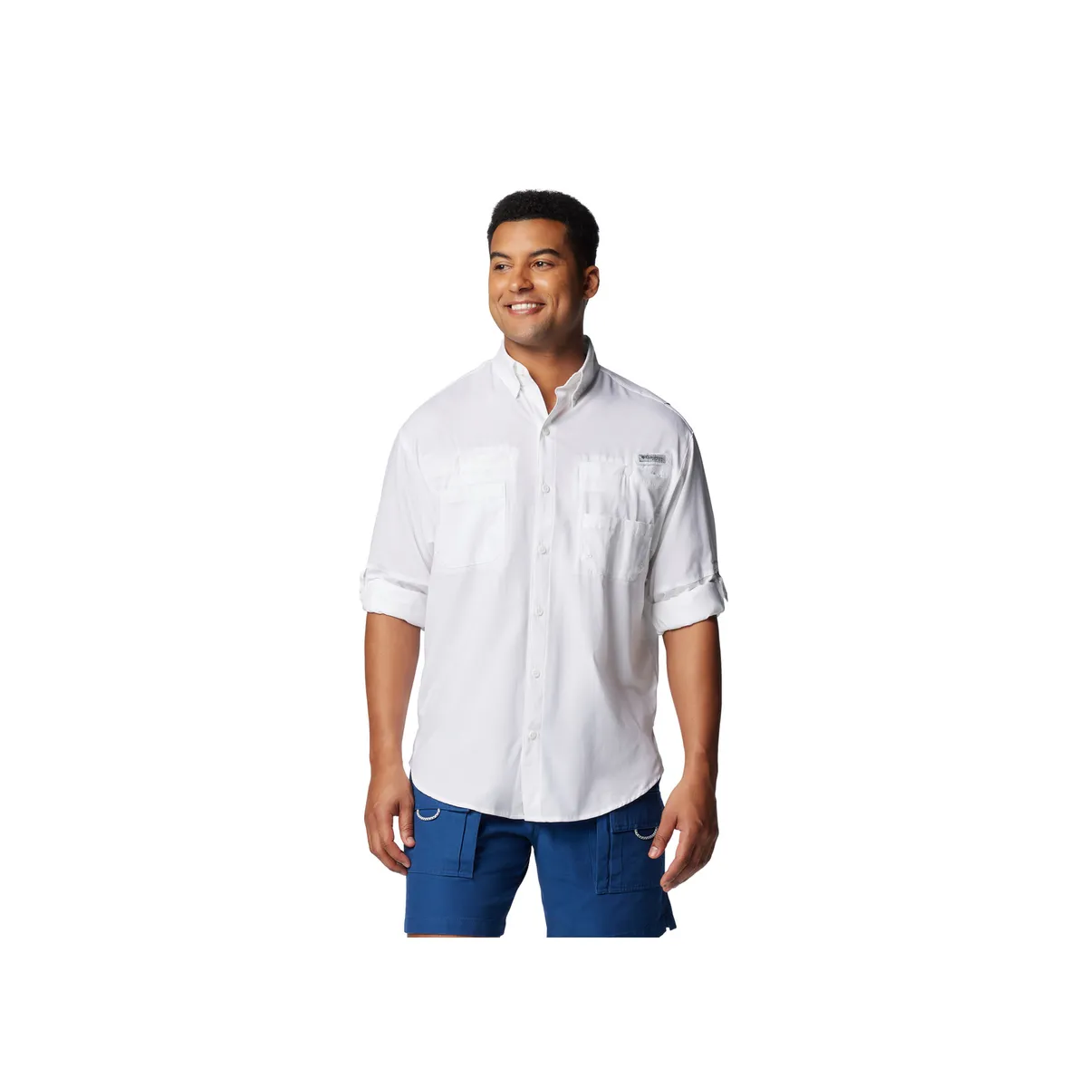 COLUMBIA - Camisa Hombre Columbia TAMIAMI II L/S SHIRT Blanco COLUMBIA
